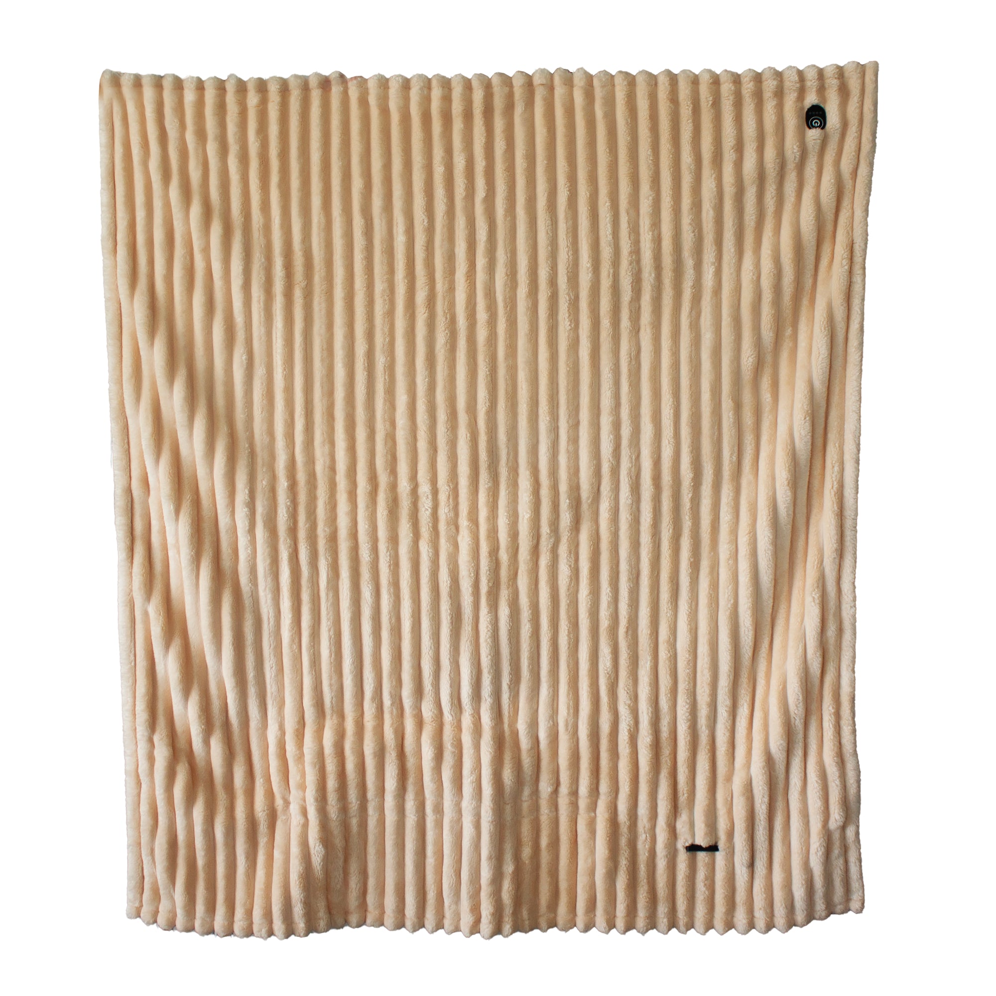 Vanilla Cream (EHHT02VC) textured blanket with a small black logo on a white background